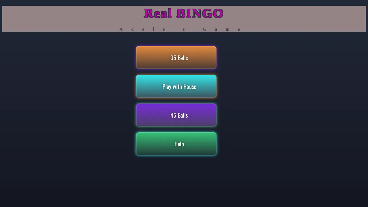 BINGO Real gameplay: BINGO Real screenshot 1