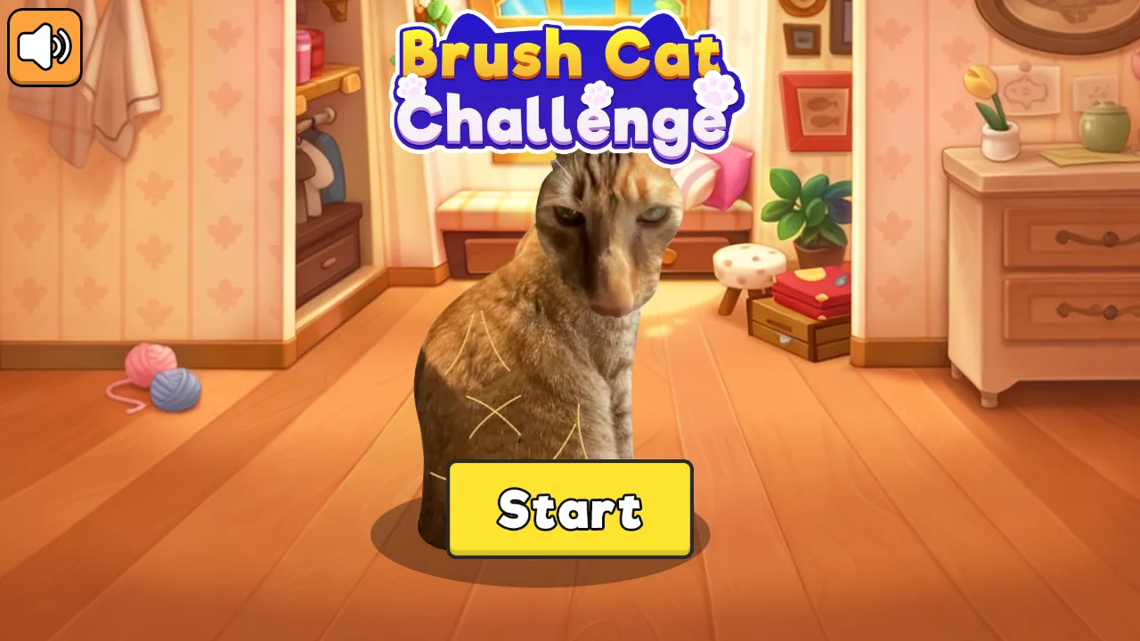 Brush Cat Challenge gameplay: Brush Cat Challenge screenshot 1