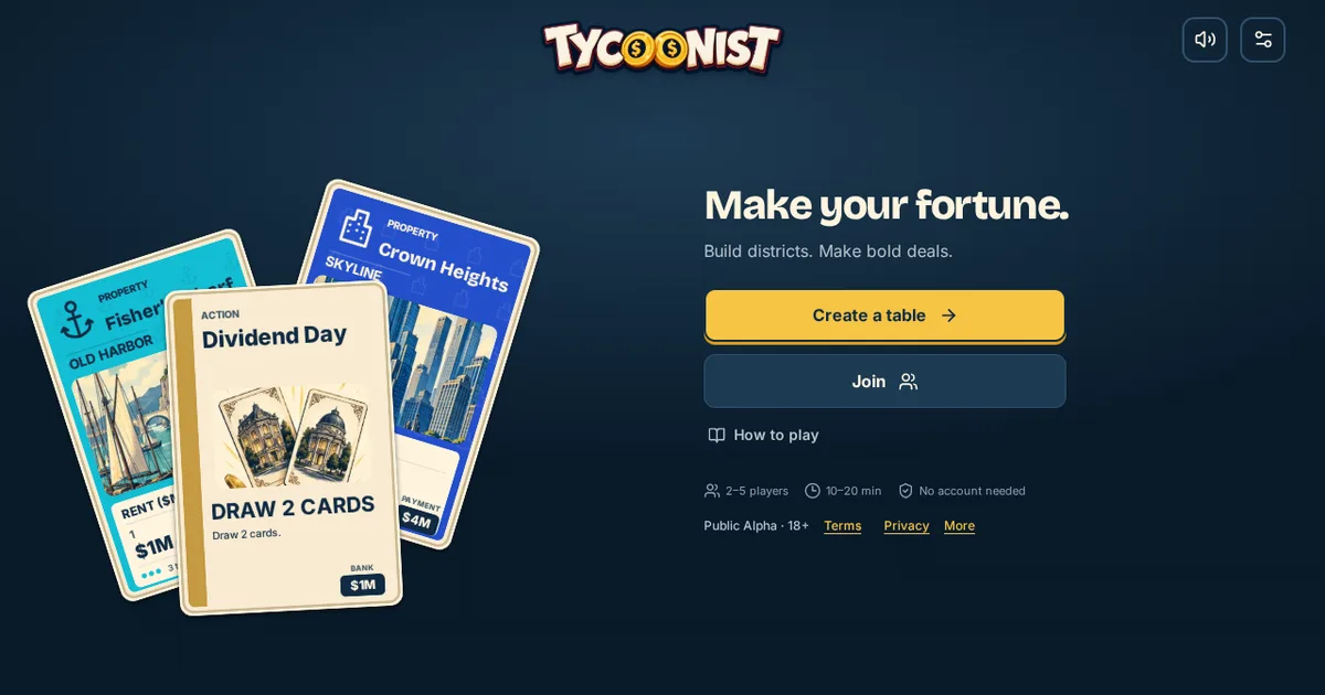 Tycoonist cover art