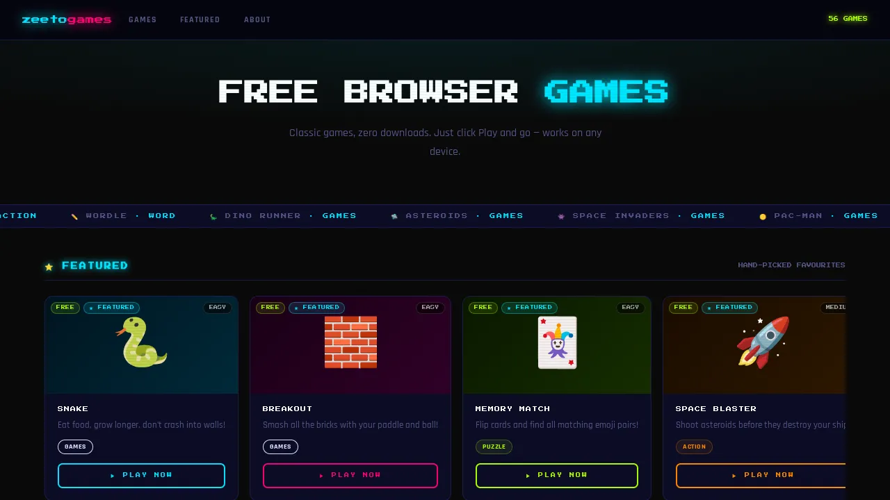 Zeeto Games gameplay: Zeeto Games — Free Browser Games screenshot 3
