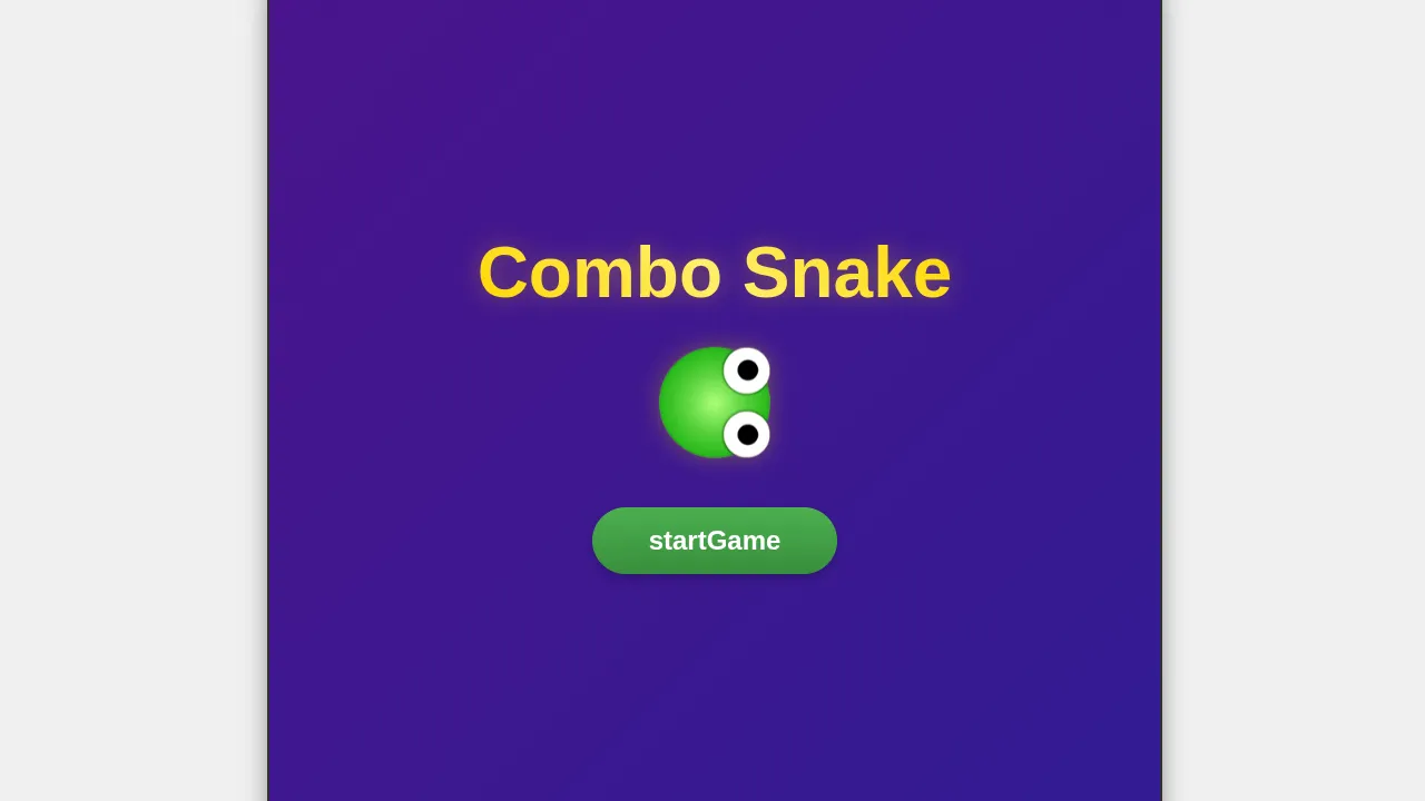 Combo Snake gameplay: Combo Snake screenshot 1