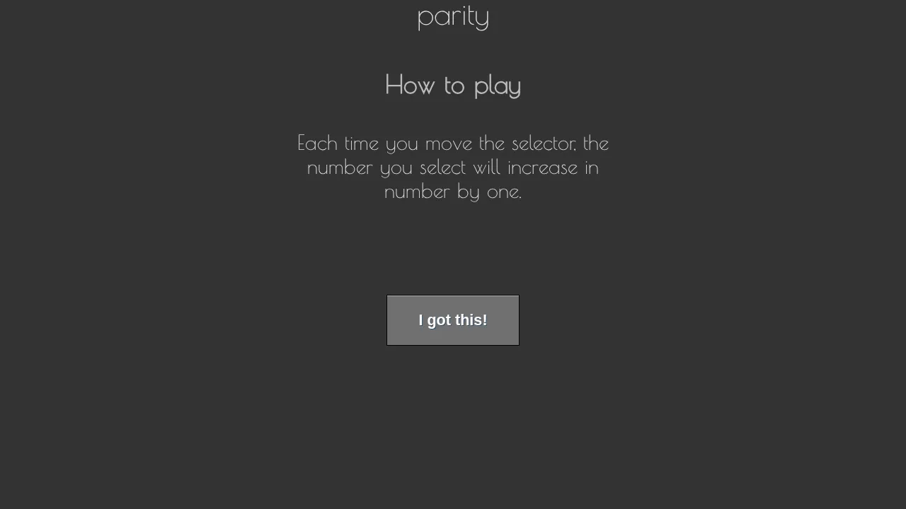 Parity gameplay: Parity screenshot 2