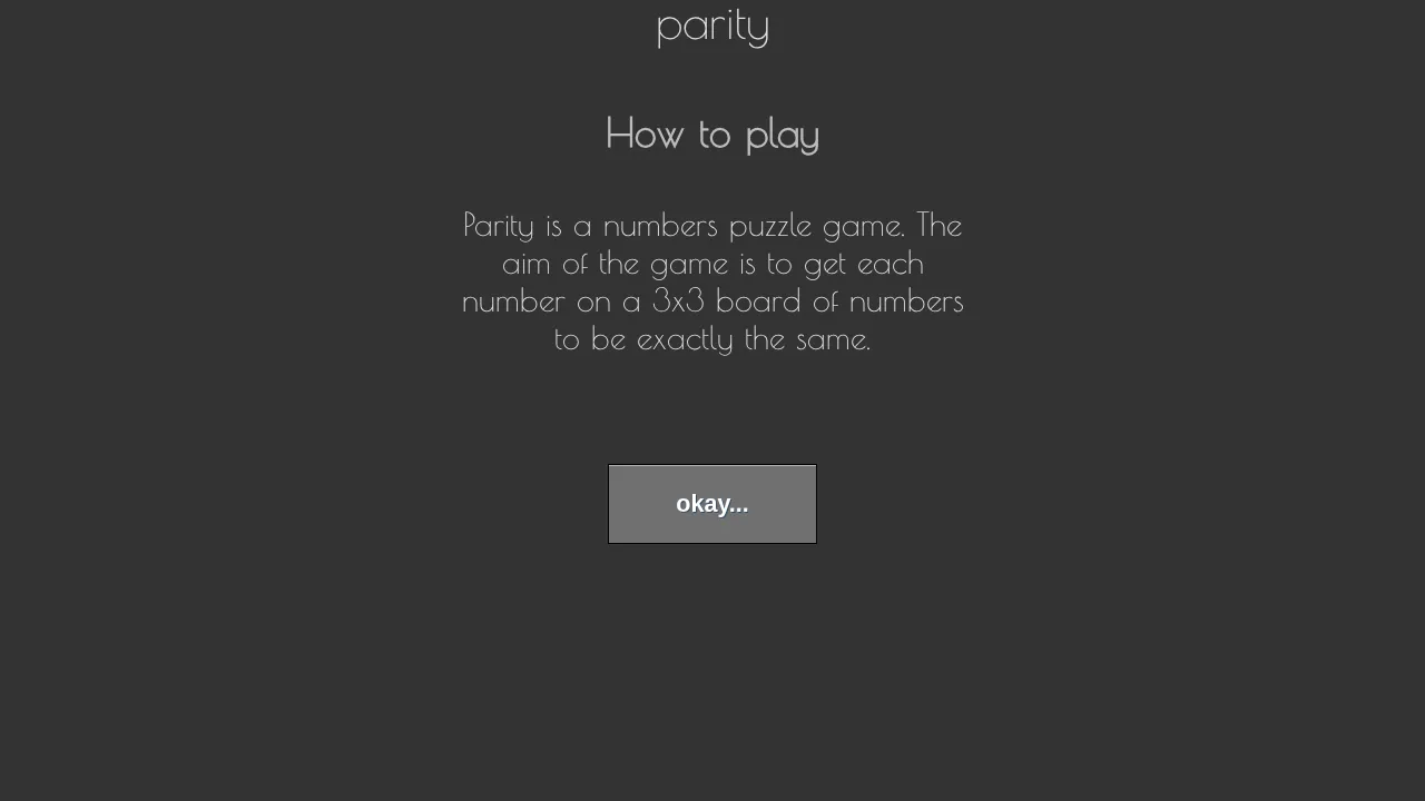 Parity gameplay: Parity screenshot 1