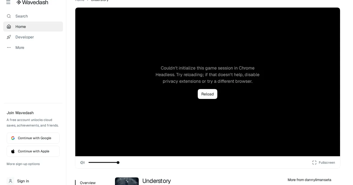 Play Understory for Free on Wavedash cover art