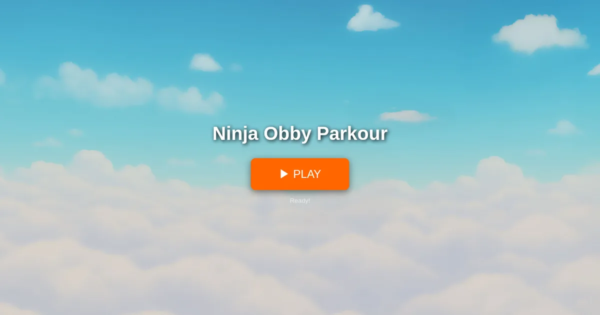 Ninja Obby Parkours poster