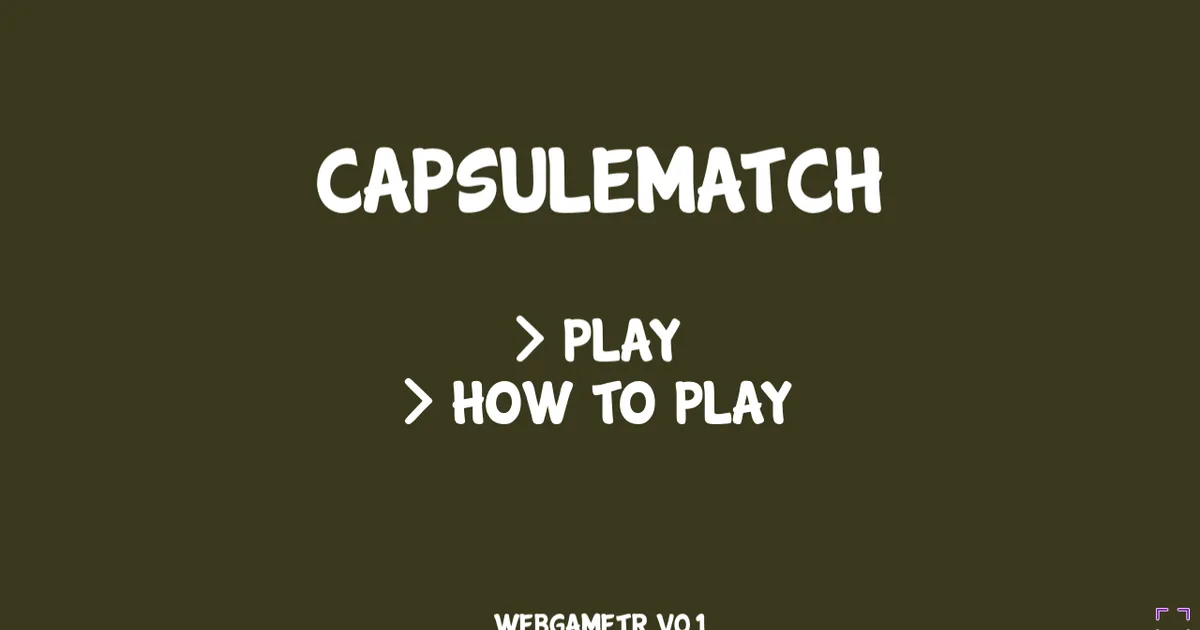 CapsuleMatch cover art