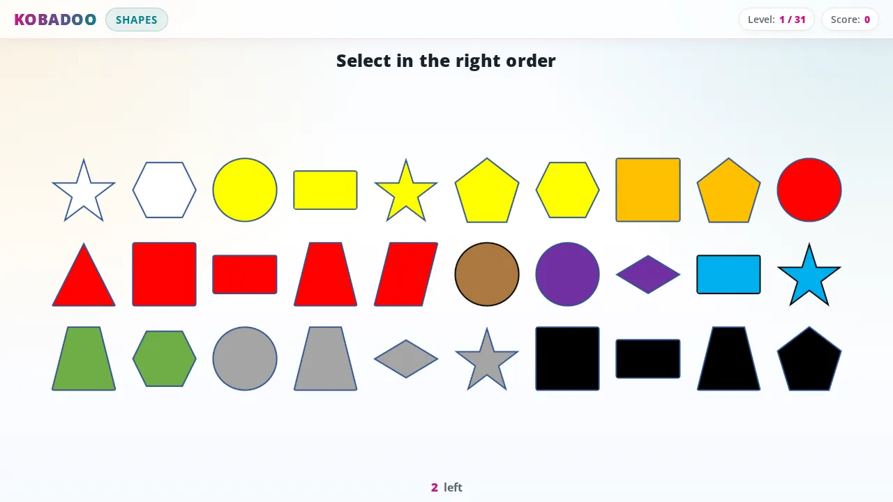 Kobadoo Shapes screenshot 1