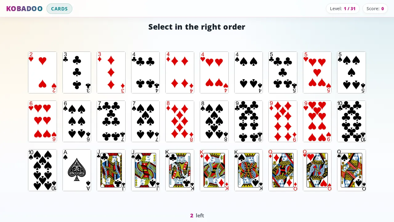 Memory Cards screenshot 1