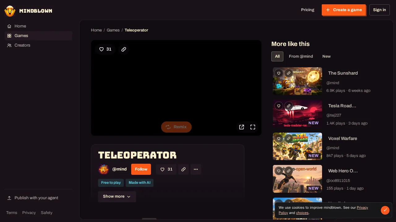 Teleoperator gameplay: Teleoperator screenshot 2