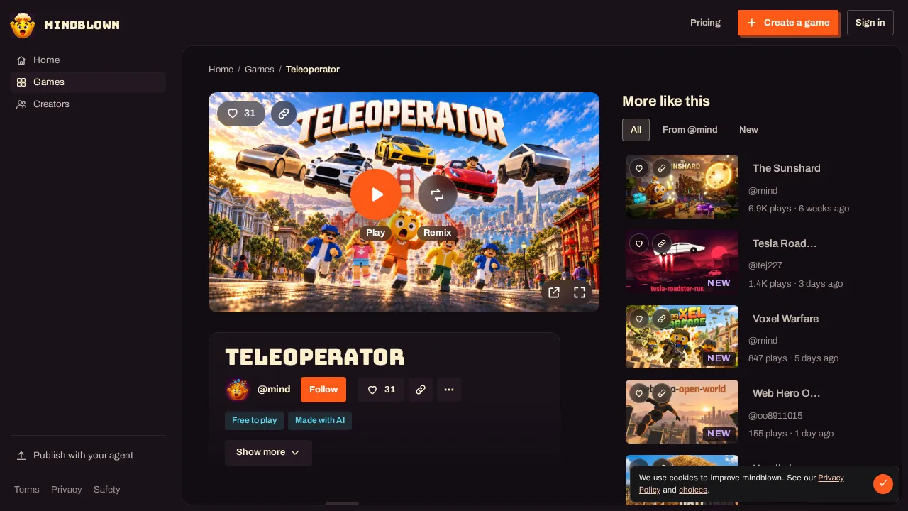 Teleoperator gameplay: Teleoperator screenshot 1