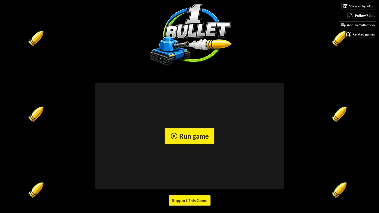 One Bullet gameplay: One Bullet by 74bit screenshot 1
