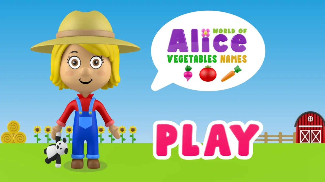 World of Alice Vegetables Names screenshot 1