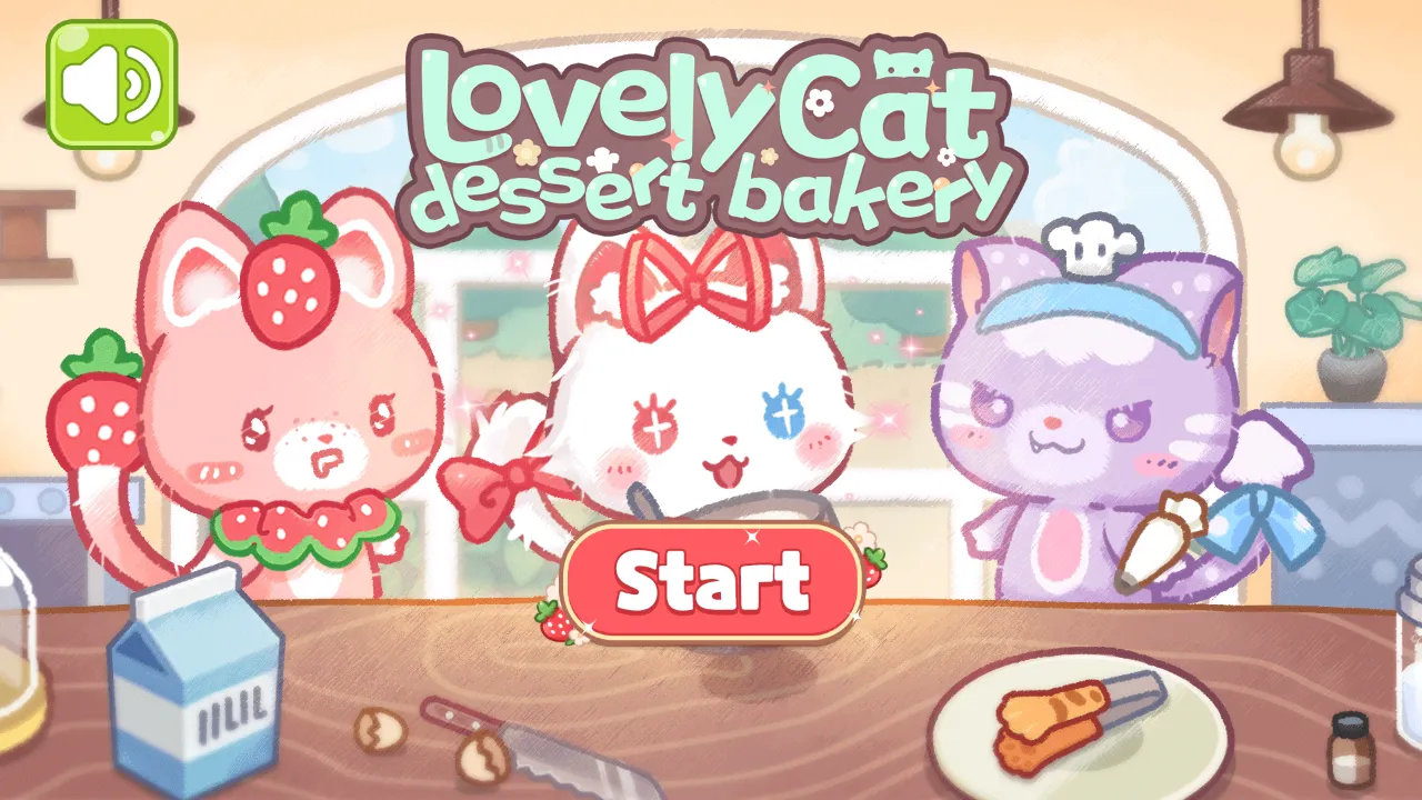Lovely Cat: Dessert Bakery gameplay: Lovely Cat: Dessert Bakery screenshot 1