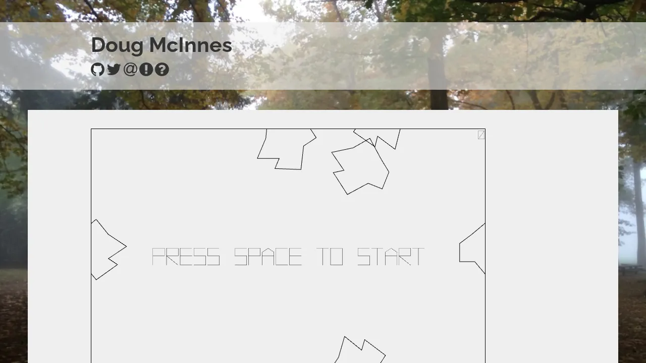 Asteroids gameplay: Asteroids screenshot 1