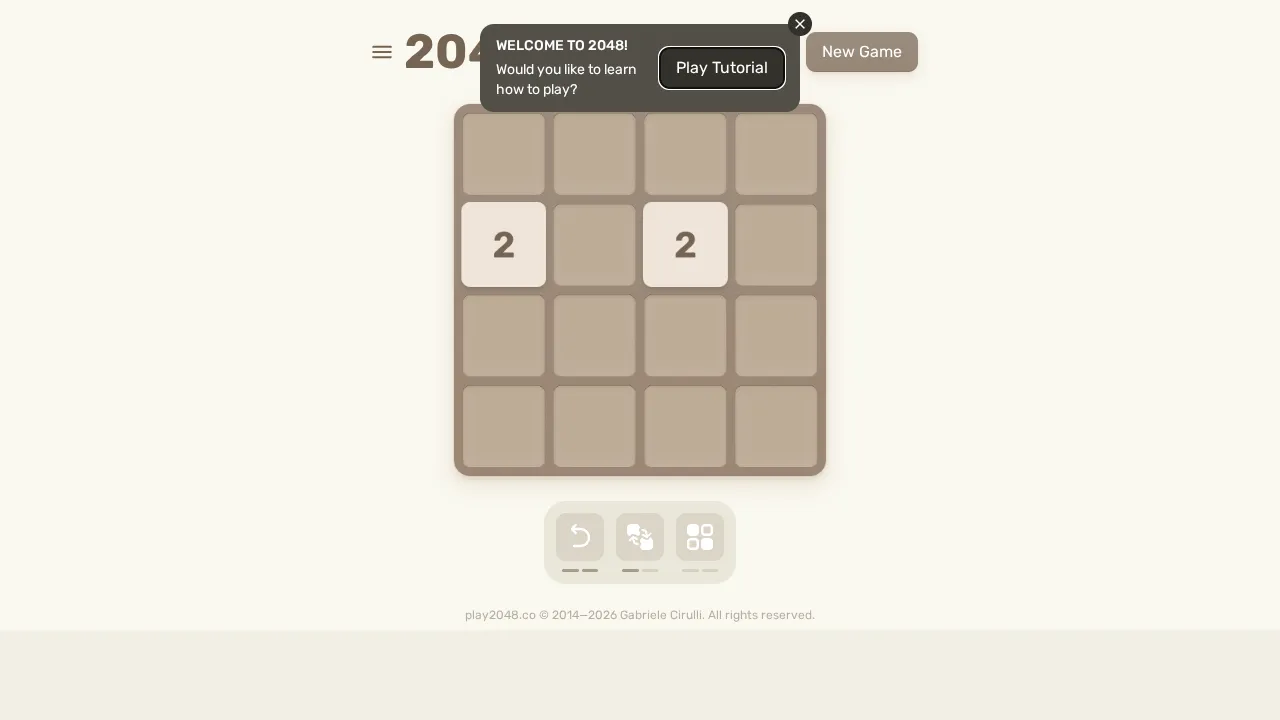 2048 gameplay: 2048 screenshot 1
