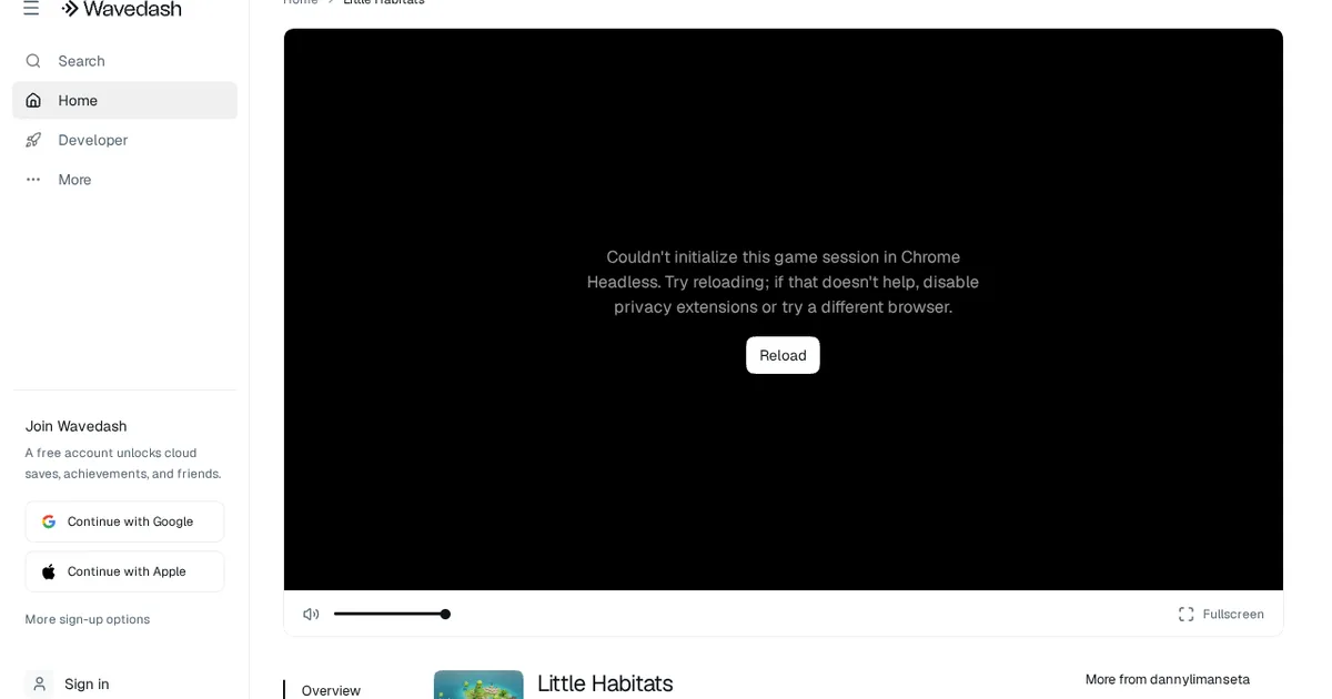 Play Little Habitats for Free on Wavedash cover art