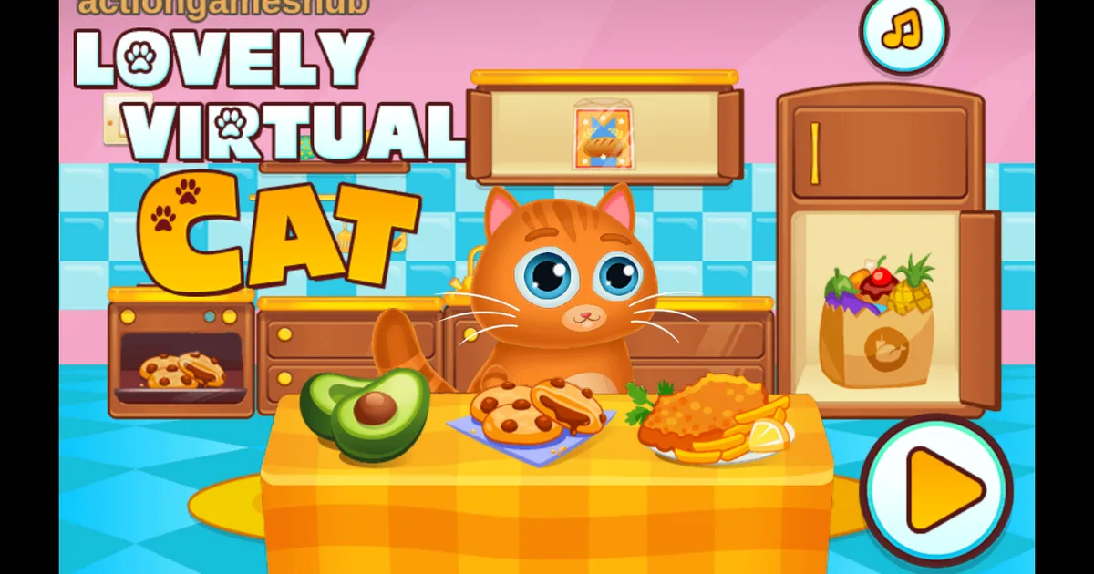 Lovely Virtual Cat poster