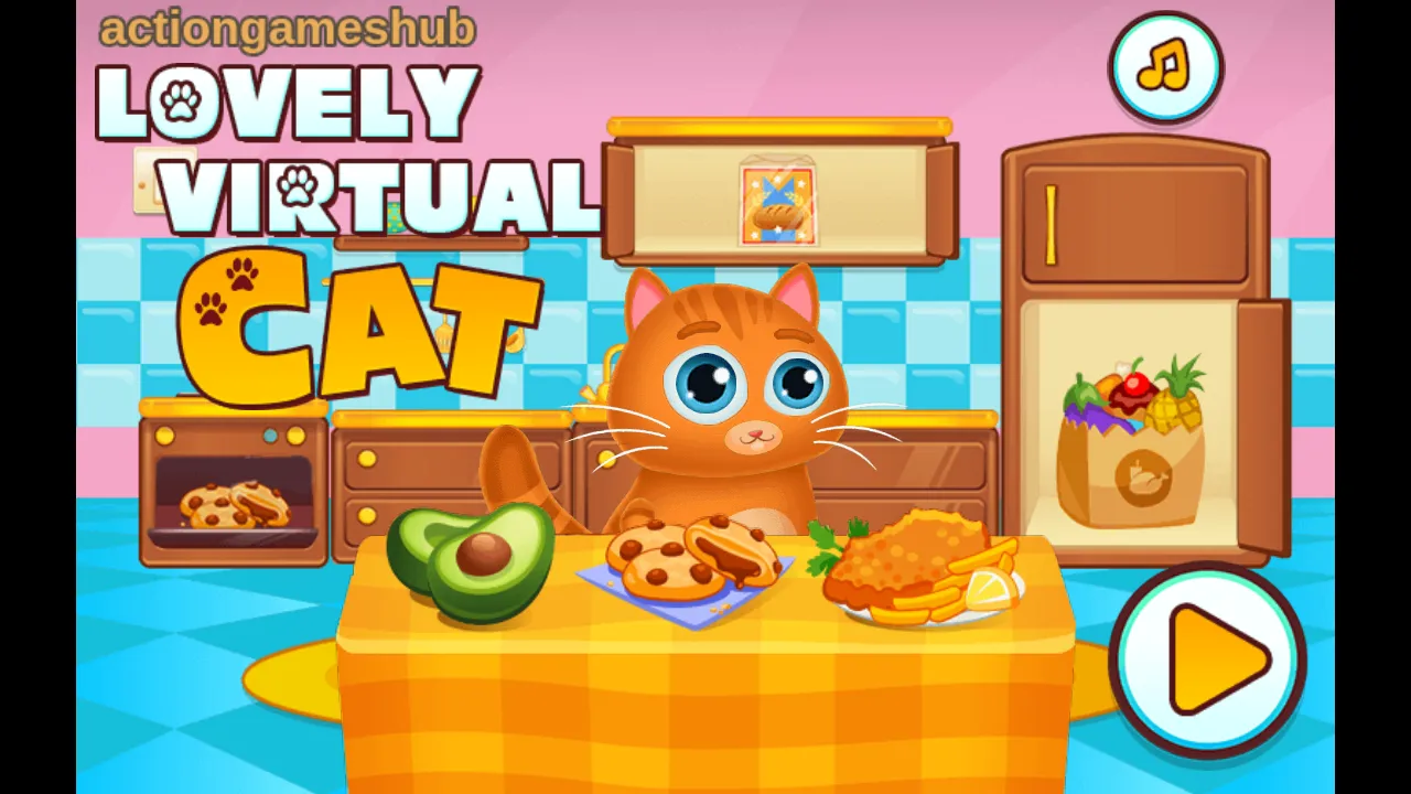 Lovely Virtual Cat screenshot 1