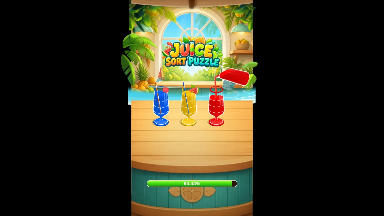 Juice Sort Puzzle gameplay: Juice Sort Puzzle screenshot 2