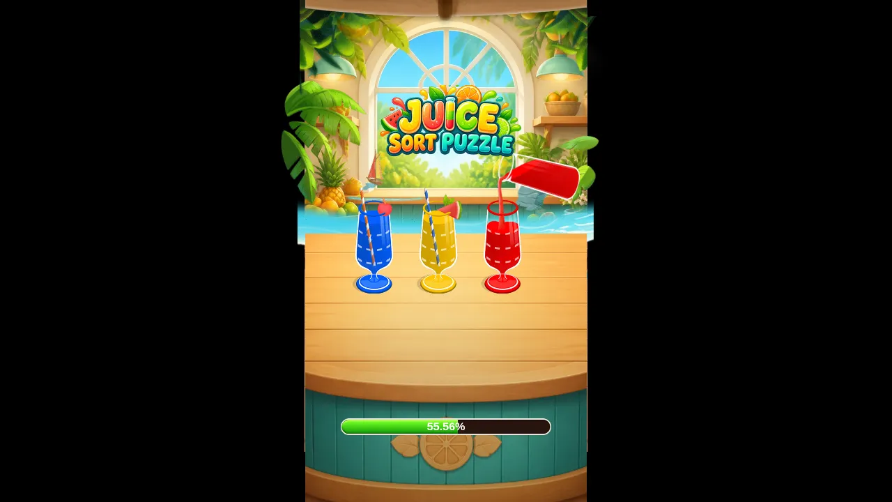 Juice Sort Puzzle gameplay: Juice Sort Puzzle screenshot 1